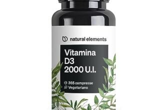 Vitamina D3 2000 U.I. – 365 compresse – per le ossa e il sistema immunitario – Integratore Vitamina D – ad alto dosaggio, senza additivi inutili – prodotto e testato in laboratorio in Germania