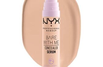 NYX Professional Makeup Bare With Me, Siero Correttore, Naturale, Copertura Media, Vanilla, 9.6ml