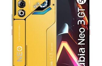 nubia Neo 3 GT 5G Smartphone Gaming Android 15, 12+12GB RAM Dinamica + 256BG ROM, Display 6.8” FHD+ 120Hz, Fotocamera 50MP, Smartphone Dual SIM, NFC, Batteria 5000mAh, Colore Electro Yellow