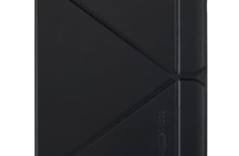 Custodia SleepCover per Kobo Libra Colour – Nero| Tecnologia Standby/Risveglio | Supporto integrato con 2 orientamenti | Pelle sintetica | Compatibile con eReader Kobo Libra Colour da 7″