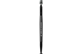 e.l.f. Cosmetics Brow Lift Applicator, spazzolino a doppia estremità per pettinare e sollevare le sopracciglia e applicare la cera, crea un morbido effetto piuma, Black