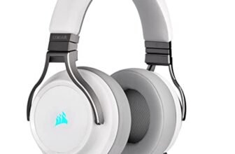 Corsair VIRTUOSO RGB WIRELESS, Cuffie Gaming, Over Ear, Bianco