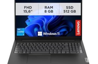 Lenovo – Notebook 15.6 Pollici V15 G4 IRU, Pc Portatile Professionale Windows 11 Pro, Intel Core I5-13420H, Ram 8GB DDR4, 512GB SSD NVMe – Laptop Grafica Intel UHD, Computer Audio Dolby, Schermo FHD