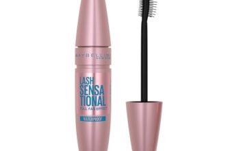 Maybelline New York Mascara Ciglia Sensazionali, Volumizzante, Effetto Ventaglio sulle Ciglia, Resistente all’Acqua, Nero