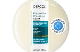 Vichy Dercos, Shampoo Ultra Lenitivo, Per Cute Sensibile e Capelli Secchi, Azione Lentiva, Prurito della Cuoio Capelluto e Arrossamenti Ridotti, Con Glicerina e Pantenolo, 200 ml