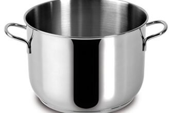 Lagostina Every, Pentola Ø 24 cm Acciaio Inox, con Fondo Lagoseal Plus, Lucidatura a Specchio Esterna, Interno Satinato e 2 Ampi Manici, Adatta a Tutte le Fonti di Calore, Inclusa Induzione