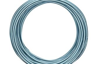 Vaessen Creative Filo di Ferro Modellabile da 10 m x 4 mm Ice Blue – Filo Flessibile per Creazioni Floreali, Realizzazione di Gioielli e Modellismo