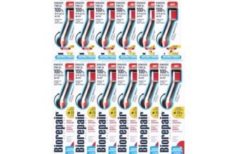 Biorepair, Spazzolino SOFT Denti Sensibili, Con Setole Morbide Ad Alta Densità, Protezione Antibatterica, Garantisce Comfort ed Efficacia, Curve Brevettato, Confezione da 12