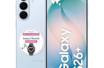 Samsung Galaxy S26+ Smartphone AI, 512GB, 3 anni di Garanzia, Processore Avanzato, Assistente Foto, Creative Studio, Camera 50 MP, 4900 mAh, Sky Blue [Versione italiana]