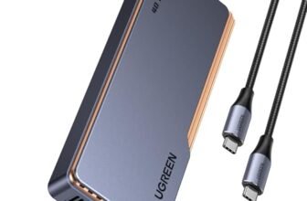 UGREEN Case Esterno SSD NVMe M2 da 40Gbps con Chip JHL7440, Enclosure in Alluminio per SSD M.2 2280 USB 4 Compatibile con Thunderbolt 4/ 3