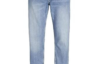 JACK & JONES JJICHRIS Jjoriginal Uomo Jeans Blu W32L32 100% Cotone Relaxed