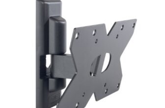 Meliconi CME ETR120, Supporto TV Parete, Supporto TV Inclinabile, Staffa per TV a Schermo Piatto da 14″ a 32″, Attacco VESA 75-100-200×100, Portata 20 Kg, Made in Italy, Nero