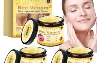 Crema professionale completa al veleno d’api, estratti naturali – Crema rigenerante per la pelle, unguento al veleno d’api adatto a tutti i tipi di pelle 50 g (3 flaconi)