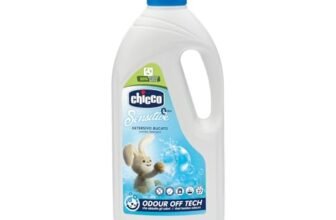Artsana Chicco Sensitive Detersivo Bucato Ipoallergenico, rimuove Macchie e Odori, 0+ Mesi – 1.5 L