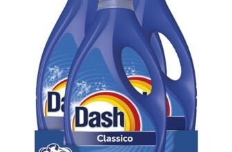 Dash Power Detersivo Liquido Lavatrice, 100 Lavaggi (4×25), Classico, Rimuove Le Macchie, Igienizza, Brillantezza Per I Capi