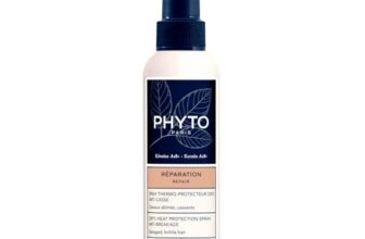 Phyto Riparazione Spray termoprotettivo anti-rottura alla cheratina botanica, senza risciacquo, per capelli protetti e nutriti, Formato da 150 ml