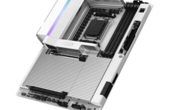NZXT N9 X870E Scheda madre da gioco – AMD X870E AM5 ATX per Ryzen 9000/8000/7000-20+2+1, DDR5, 4x M.2, PCIe 5.0, 5GbE, USB 4 – Lacci a sgancio rapido M.2, Copertura in metallo completo, PCB bianco
