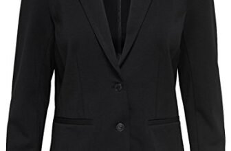 Only NOS Onlpoptrash Blazer Noos, Donna, Grigio (Black), 44 (Taglia Produttore: Medium)