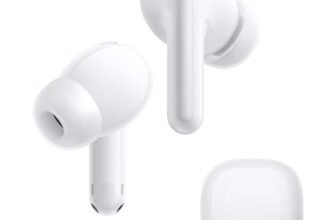 XIAOMI Redmi Buds 8 Lite: cuffie TWS in-ear con cancellazione del rumore fino a 42 dB, driver da 12,4 mm per bassi potenti, autonomia fino a 36h, 5 EQ e Bluetooth 5.4, Bianco