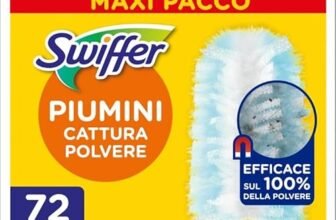Swiffer Duster Ricambi Per Piumino Catturapolvere 24 Pezzi, Per Catturare E Intrappolare La Polvere