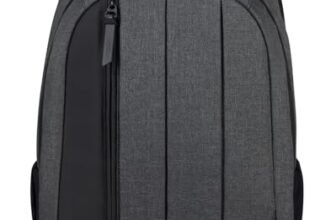 American Tourister StreetHero – Zaino per laptop 14″, 39 cm, 16.5 L, Grey Melange