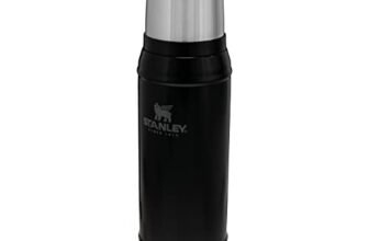 Stanley 1913 Classic Legendary Thermos 0.75L – Mantiene La Temperatura 20 Ore (Caldo/Freddo) – Borraccia Termica 750 ml – Senza BPA – Acciaio Inox – Termos – Matt Black
