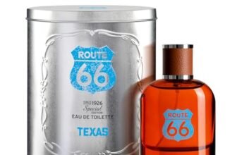 ROUTE 66 Texas | Confezione Regalo Special Edition, Profumo Uomo da 100ml in Scatola di Latta, Fragranza Intensa e Avvolgente