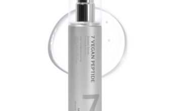 7 vasetti da serbatoio Vergan 150 ml BOOSTER SÉRUM CON 7 PÉPTIDI 150ML – Siero Potenziatore, Effetto Glass Skin Istantaneo, Raffinamento dei Pori, Idratazione Duratura, Skincare Vegano Coreano