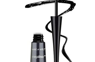 Wet n Wild, MegaLiner Liquid Eyeliner, Eyeliner Liquido con Applicatore Flessibile, Makeup per Occhi, Formula Fluida e Pigmentata che si Asciuga Rapidamente, Nero