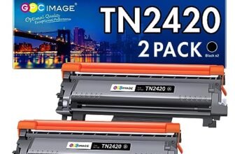 GPC Image TN2420 TN2410 Compatibili per Brother TN-2420 TN-2410 Toner per MFC-L2710DW L2710DN L2730DW L2750DW HL-L2370DN L2310D L2350DW DCP-L2510D L2530DW (Nero, 2-Pack)