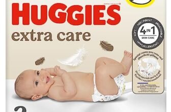 Huggies Extra Care Bebe, Pannolini Taglia 2 (3-6Kg), Ultra assorbente, Design Disney, Pacco Mega, 104 Pz