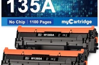 MYCARTRIDGE 135A W1350A Ricambio per HP 135A W1350A 135X W1350X Laserjet MFP M234dw M234sdw M234sdn M234 M209dw M209dwn M209 (Senza chip, 2 nero)