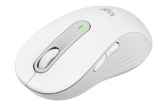 Logitech Signature M650 L Mouse wireless – Per mani grandi, Durata Batteria 2 anni, Clic Silenziosi, Tasti Personalizzabili, Bluetooth, per PC/Mac/Più dispositivi/Chromebook – Bianco
