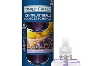 Yankee Candle ricariche fragranza ScentPlug | Olio per profumatore d’ambiente elettrico Lemon Lavender | Durata della fragranza: fino a 60 giorni | 2 pezzi