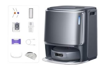 NARWAL Freo Z10 Ultra, Robot Aspirapolvere, Potenza di Aspirazione 18000 Pa, Estensione Mocio Dinamica, Sistema Anti-aggrovigliamento, Pulizia Intelligente con Separazione Umido e Secco