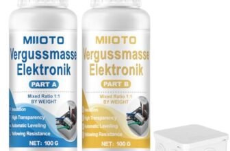 Miioto Gel Isolante Elettrico, Sigillante Impermeabile Trasparente, Con Scatola Di Derivazione Esterna, Adatta per Circuiti Stampati, Stampi, Isolata