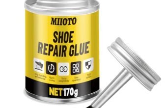 Miioto Colla Scarpe, Colla Scarpe Professionale, Colla Suola Scarpe, Adatto per Pelle, Gomma, Plastica, PVC, Impermeabile, 170g