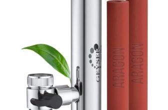 GEYSER EURO – filtro per acqua di rubinetto, con materiale unico Aragon, sistema di filtraggio dell’acqua altamente efficiente