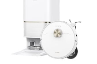 DREAME L50 Ultra AE Robot Aspirapolvere e Lavapavimenti, Dotato di Sistema di Auto-Svuotamento e Auto-Pulizia dei Moci a 100 °C,Aspirazione da 28.000 Pa,Rilevamento Degli Ostacoli e Navigazione a 360°