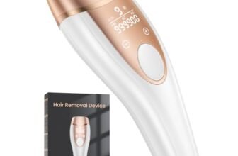 Deplite 21J Epilatore Luce Pulsata con Funzione di Raffreddamento, Epilatore Laser indolore per Donna e Uomo, 9 Livelli di Energia, 999,900 Flashes Luce Pulsata IPL per, Corpo, Ascelle, Bikini