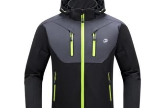 BORLENI Giacca da Moto per Uomini con Protezioni CE Fodera Rimovibile Impermeabile al Vento e all’Acqua per Tutte le Stagioni XL