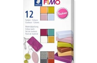 STAEDTLER Soft Fimo-Pasta da Modellare Morbida, Confezione di 12 Assortiti, 12 x 25 g, Colori alla Moda, Singolo, 8023 C12-5