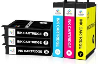 LeciRoba 603xl Cartucce per stampante epson 603 ed epson 603xl Multipack per Epson XP 3100 XP 3150 XP 2100 XP 2105 XP 4100 XP 4150 Workforce WF 2810 2820 2850 2870 (3BK+CMY,60 Pack)