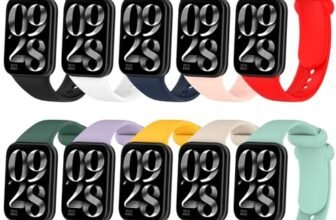 Xisair 10-Pack Cinturini in Silicone Compatibili con Redmi Watch 4 & Xiaomi Band 8 Pro Cinturino Morbido e Traspirante Cinturini per Xiaomi Redmi Watch 4 & Xiaomi Smart Band 8Pro Cinturini Sportivi