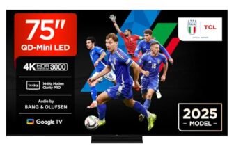 TCL 75Q7C 75” QLED TV 4K QD-Mini LED, HDR Premium 3000, Google TV (Dolby Vision IQ & Atmos, Pannello HVA, Refresh Rate 144Hz, Google Assistant Hands-Free, Apple AirPlay 2 & Alexa)