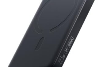 Baseus Enerfill FM11 MagSafe Power Bank 10000 mAh 22,5 W Magnetic Power Bank USB C, Wireless Externe Batterie Mini Wireless Compatibile con iPhone 17/16/15/14/13/12/Pro/Pro Max Serie, Nero