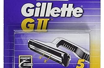 Gillette GII Lame Comfort da uomo intercambiabili, confezione da 5, Lamette di Ricambio, facili da sostituire