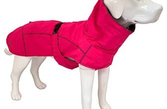 Croci Hiking K2 – Giacca impermeabile antivento invernale per cani con fodera termica imbottita, adatto fino a -20 C°, regolabile e ultraleggero, collo antipioggia, Fucsia, taglia 25 cm