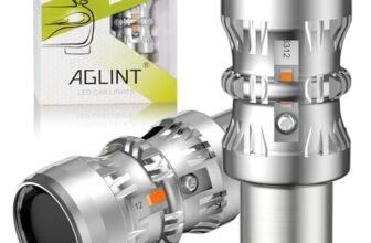AGLINT Lampadine BAU15S PY21W LED CANBUS Senza Errori Anti Hyper Flash 7507 1156PY 1056 12V Sostituzione Lampadina per Auto LED Luci di Segnalazione Indicatori di Direzione Fendinebbia Luce Ambra 2PCS