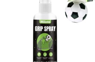 Miioto 120ml Spray Guanti Portiere, Colla Spray – Spray Antiscivolo – Migliora la Presa dei Tuoi Guanti per Vincere la Partita